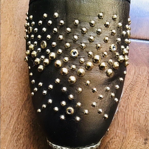 SOLD !Giuseppe Zanotti size 11 Leather Espadrilles - Picture 5 of 7